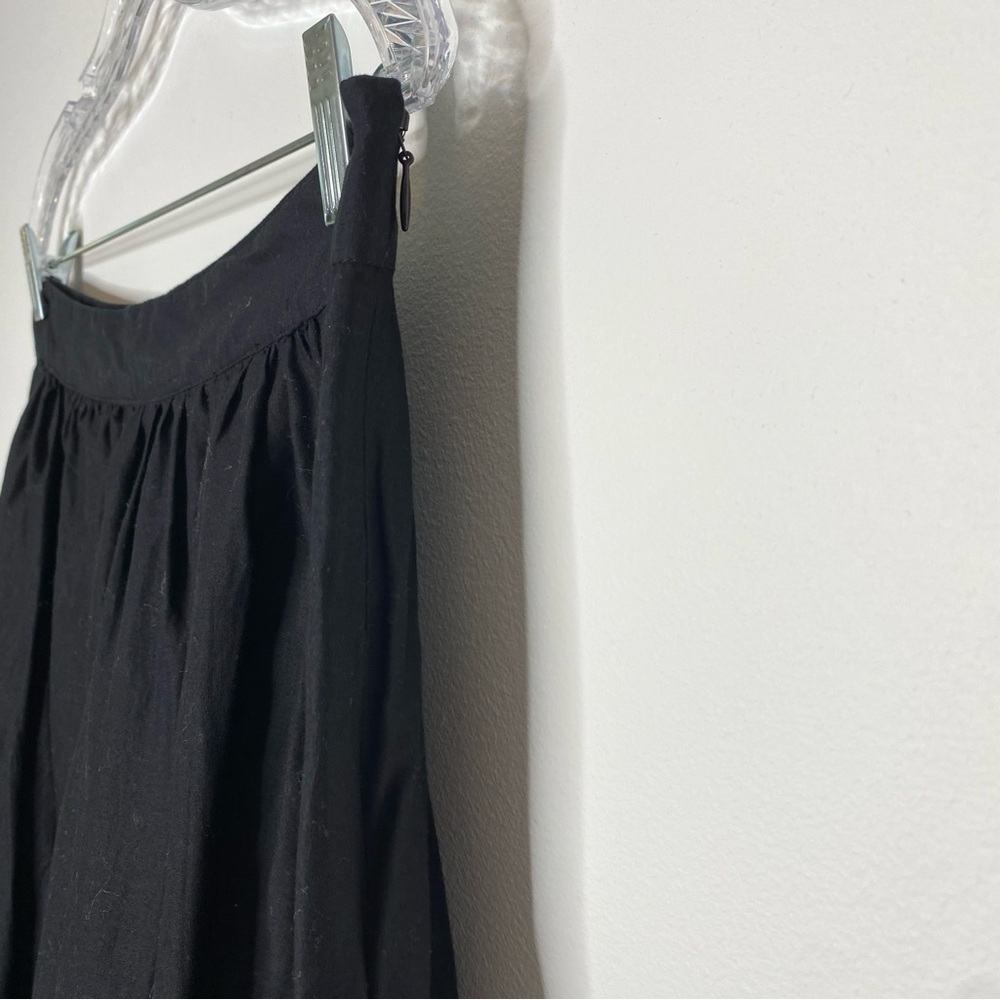 GAP Black Eyelet Cotton Midi Skirt - Picture 4 of 11